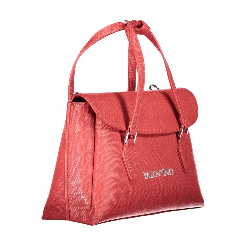 Mario Valentino Red Polyurethane Women Handbag | Regal Royce