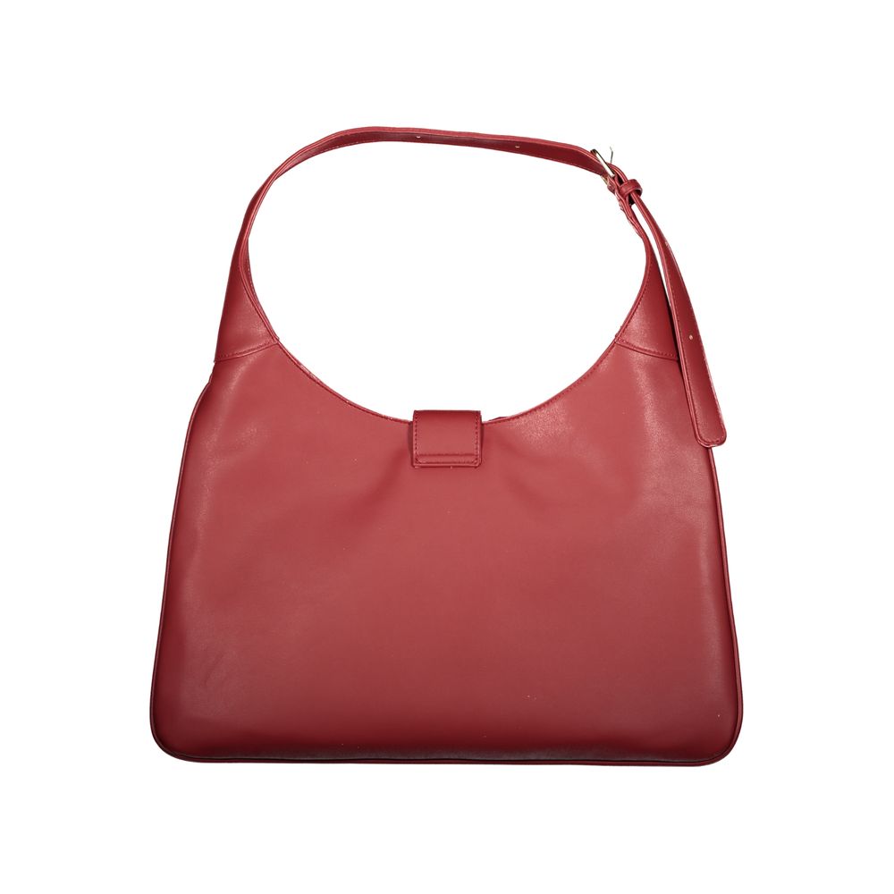 Mario Valentino Red Polyethylene Handbag
