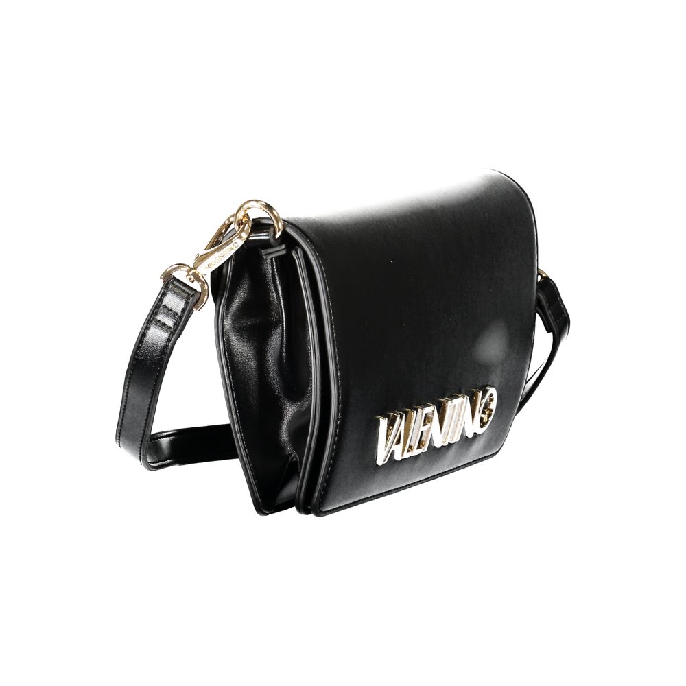Mario Valentino Black Polyurethane Women's Bag | Regal Royce