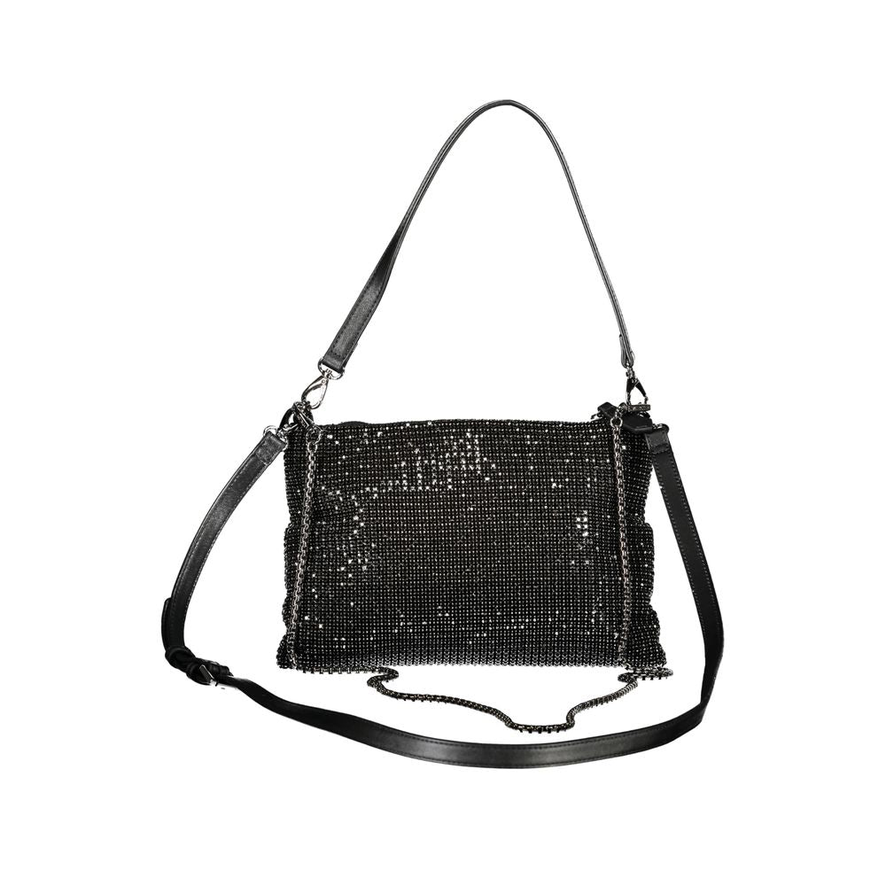 Mario Valentino Nero Polyester Women Handbag | Regal Royce