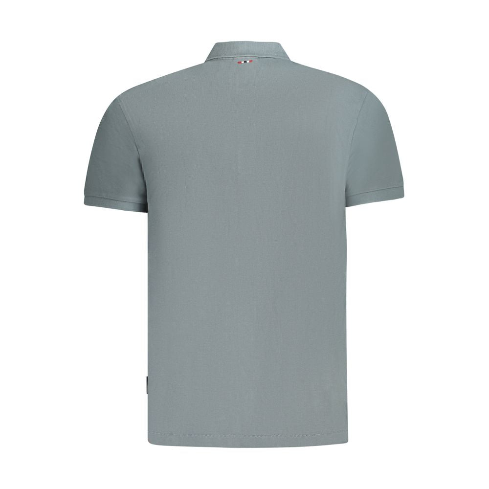 Napapijri Grigio Cotton Men Polo | Regal Royce