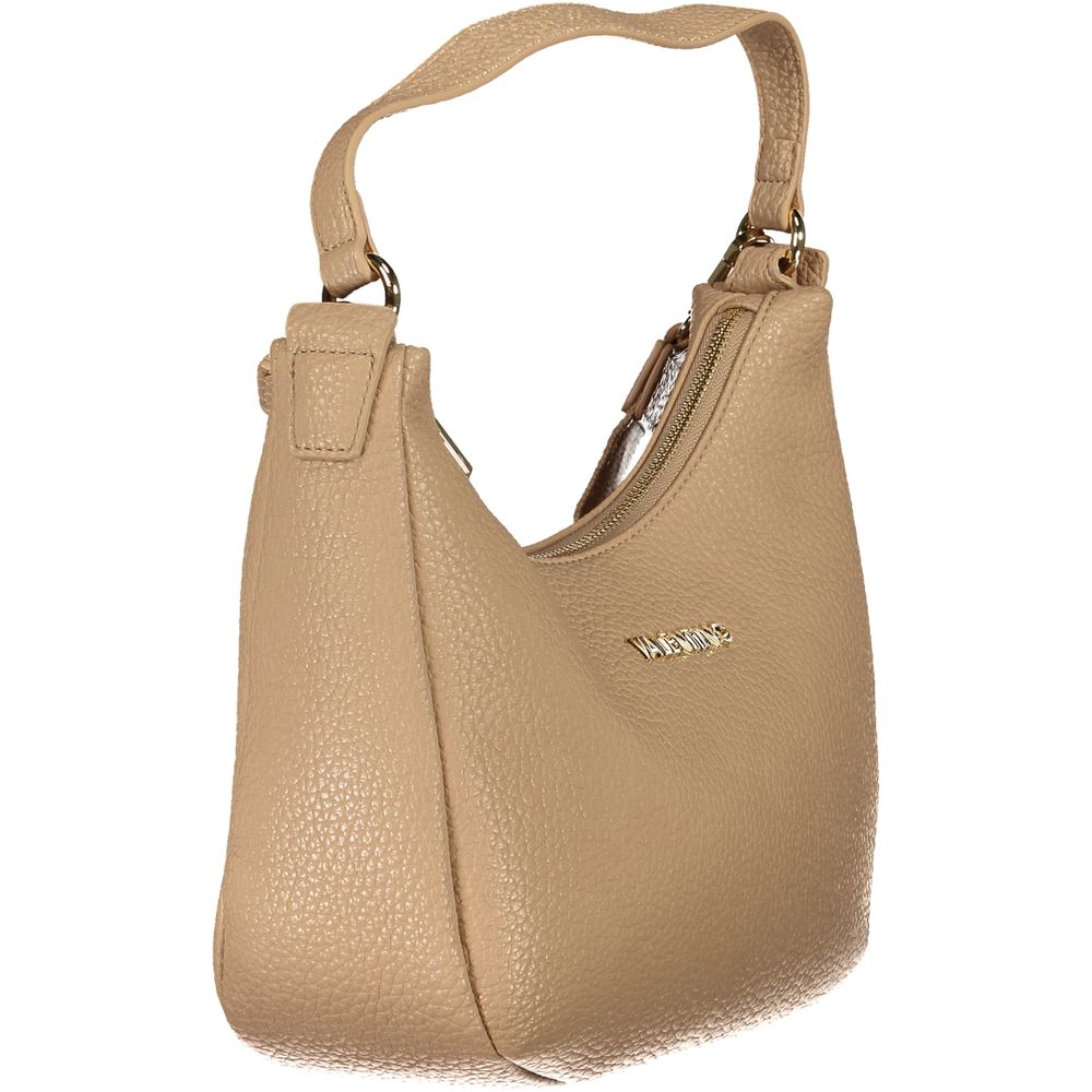 Mario Valentino Beige Polyurethane Women Shoulder Bag | Regal Royce