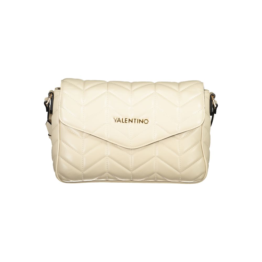 Mario Valentino Beige Polyurethane Women's Bag | Regal Royce