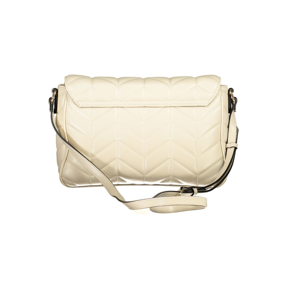 Mario Valentino Beige Polyurethane Women's Bag | Regal Royce