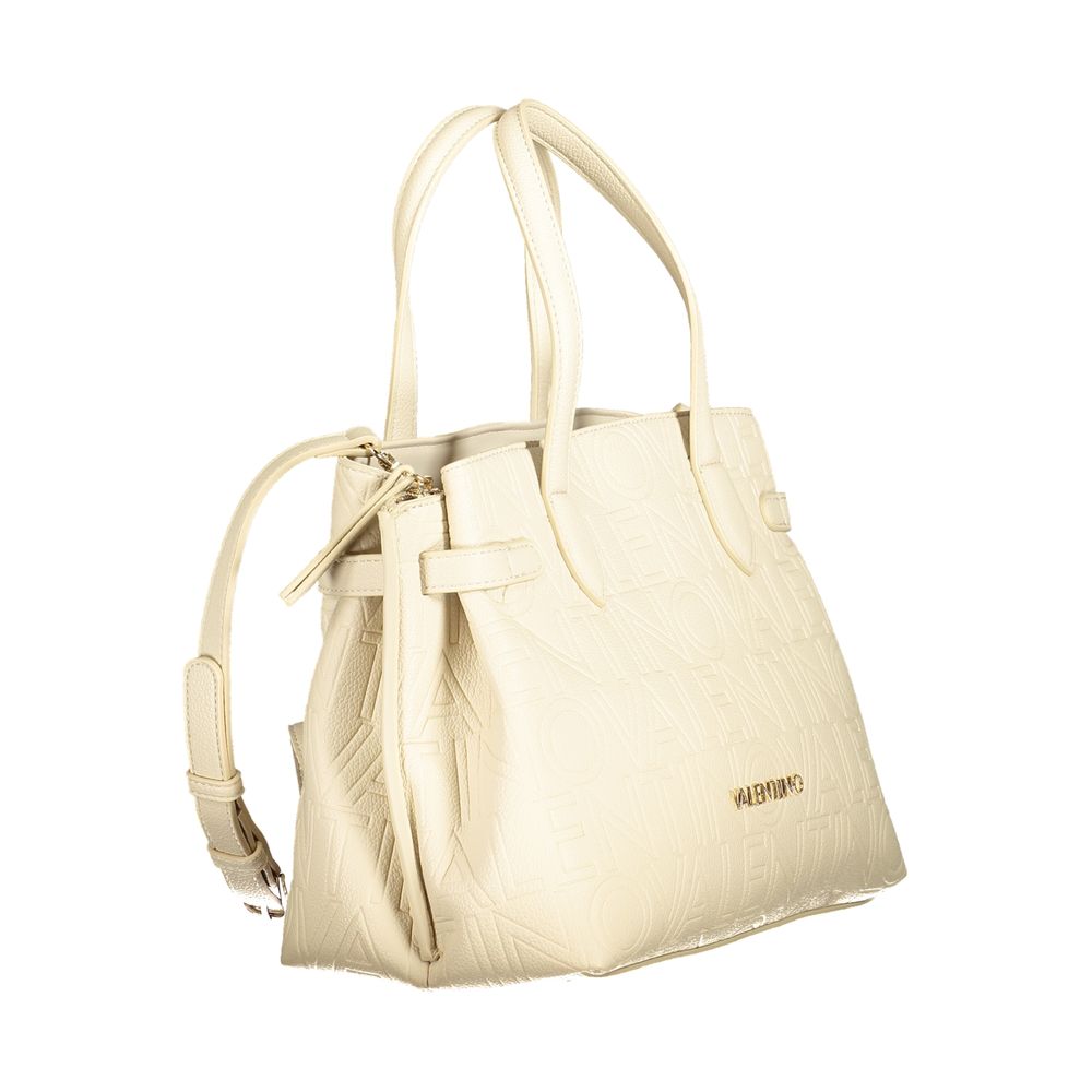 Mario Valentino Beige Polyethylene Women Handbag | Regal Royce