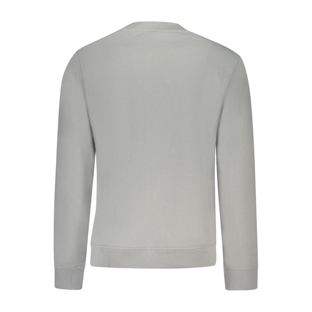 Napapijri Gray Cotton Men's Sweatshirt | Regal Royce
