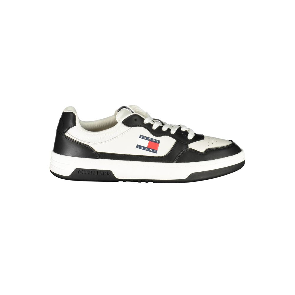 Tommy Hilfiger Black Leather Men Sneaker | Regal Royce