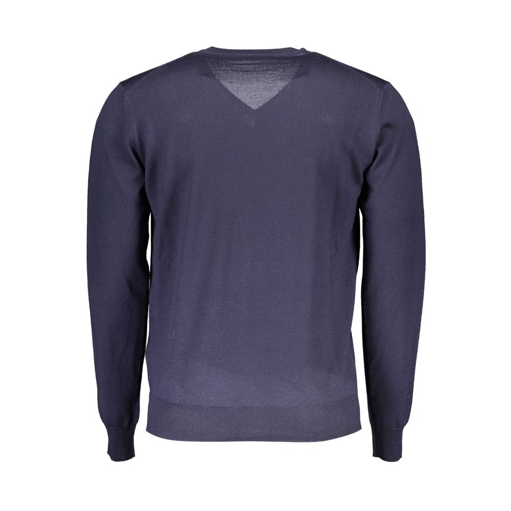 Harmont & Blaine Blue Wool Men's Sweater | Regal Royce
