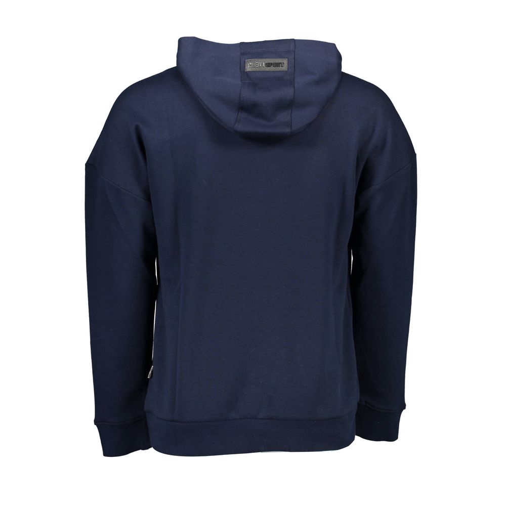 Plein Sport Blue Cotton Men Sweater | Regal Royce