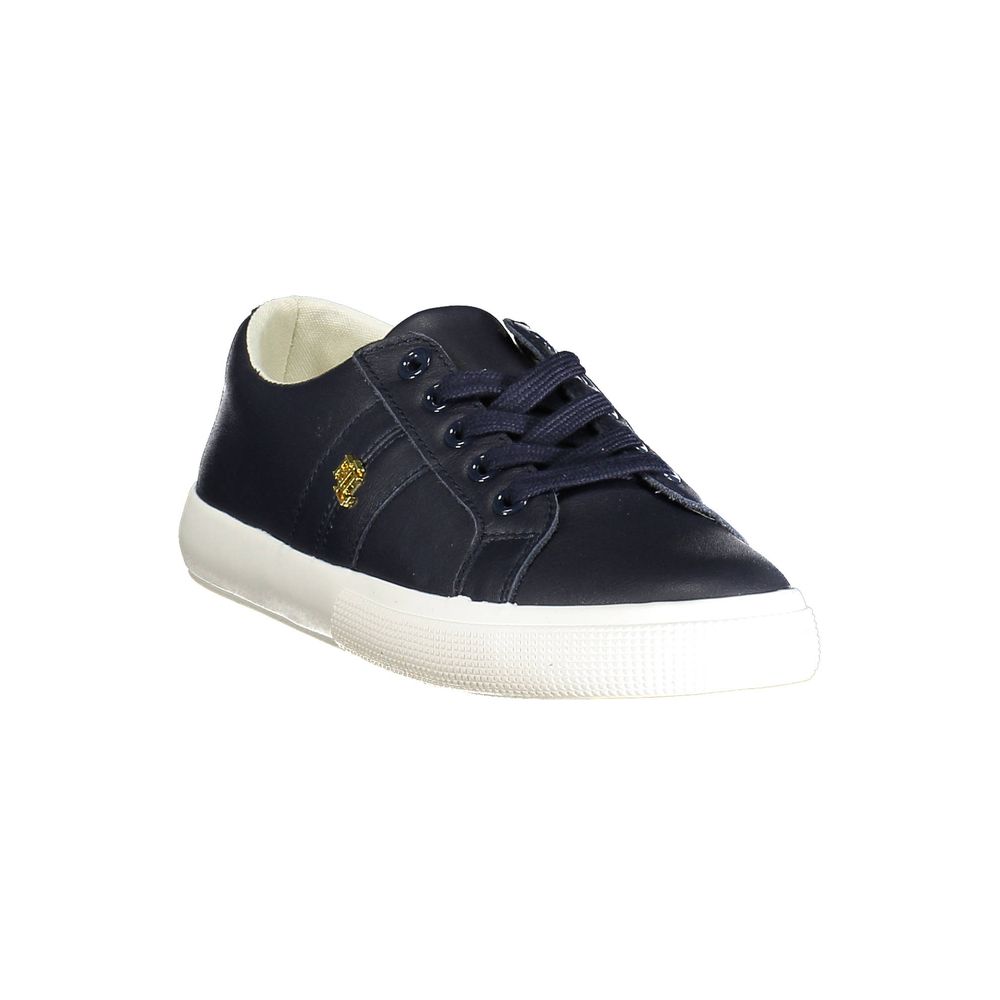 Ralph Lauren Blue Leather Women Sneaker | Regal Royce