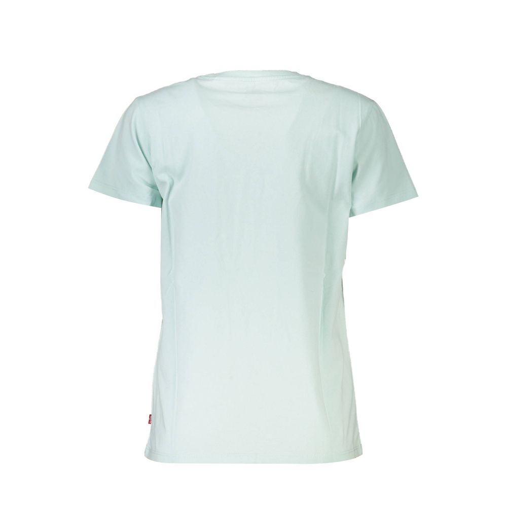 Levi's Blue Cotton Women T-Shirt | Regal Royce