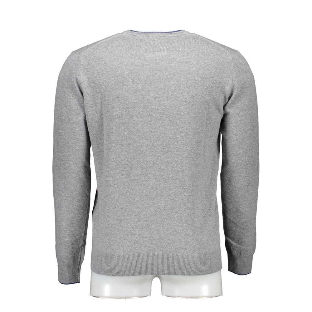 Harmont & Blaine Grigio Wool Men Sweater | Regal Royce