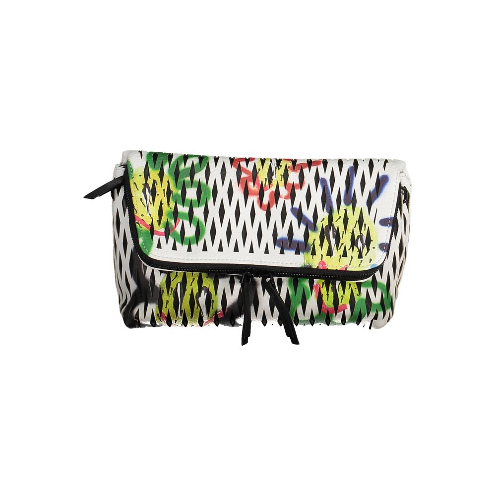 Desigual White Polyurethane Women Handbag | Regal Royce