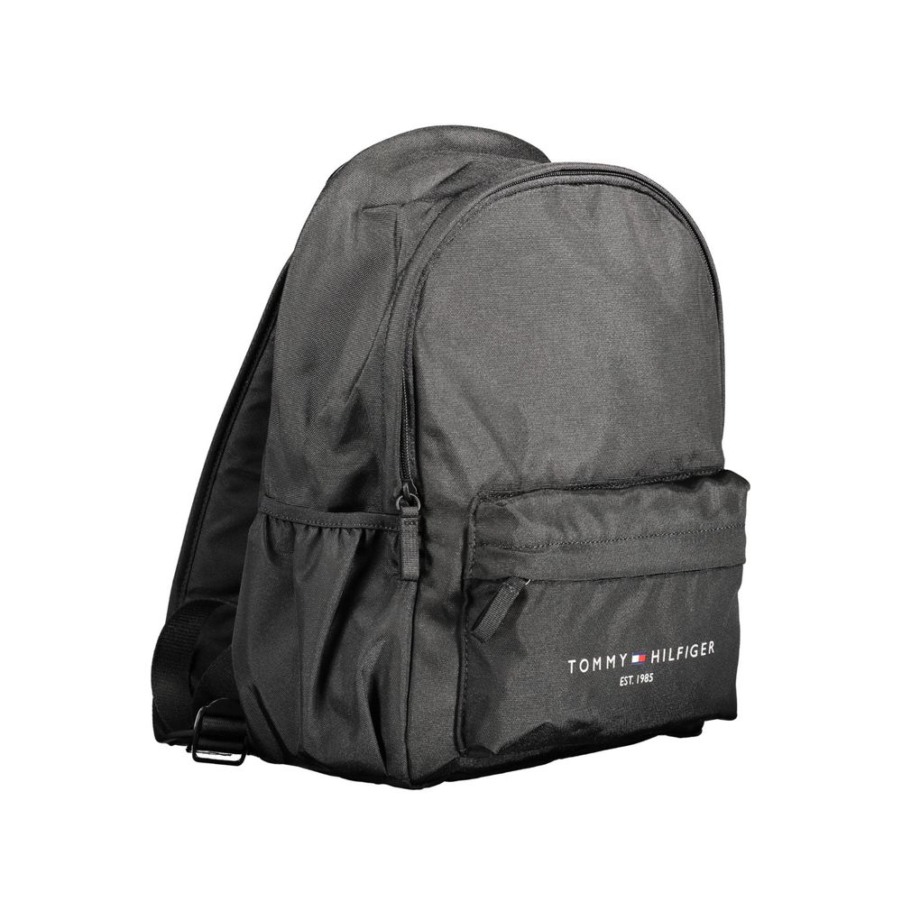 Tommy Hilfiger Black Polyester Men's Backpack | Regal Royce