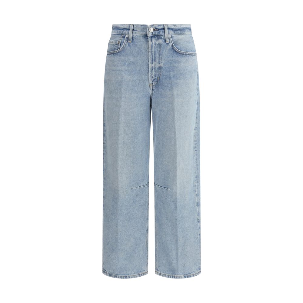 Citizens of Humanity Light Blue Cotton Straight-Leg Jeans | Regal Royce