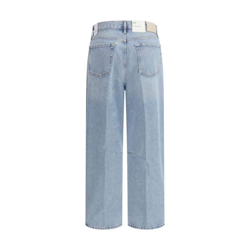 Citizens of Humanity Light Blue Cotton Straight-Leg Jeans | Regal Royce