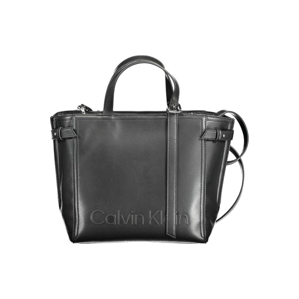 Calvin Klein Black Polyester Women Handbag | Regal Royce