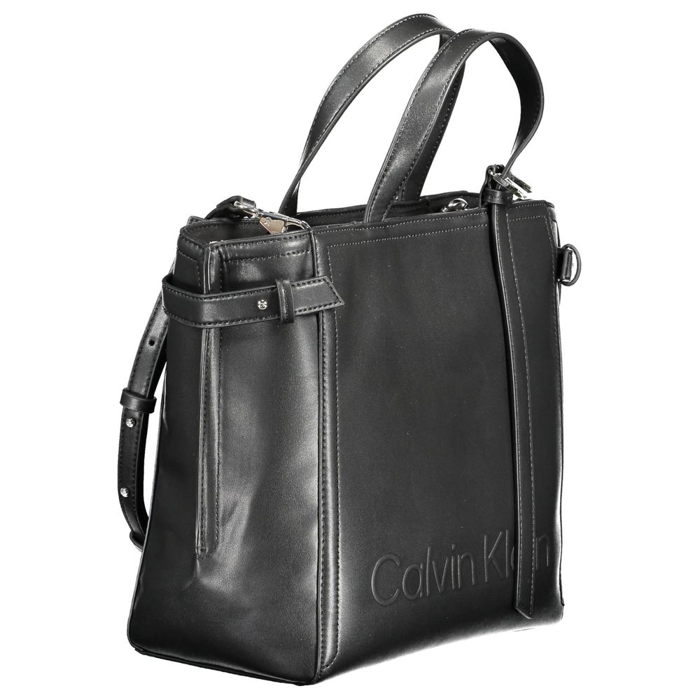 Calvin Klein Black Polyester Women Handbag | Regal Royce