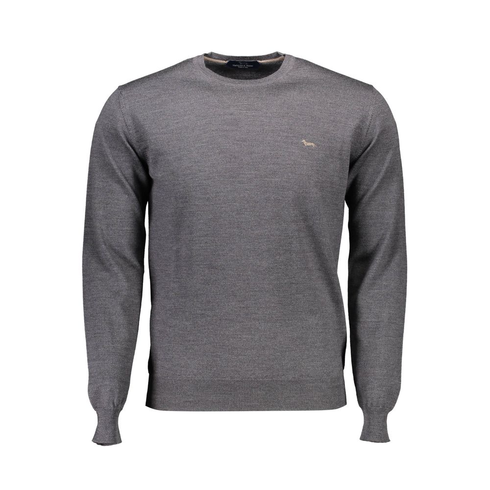 Harmont & Blaine Grigio Wool Men Sweater | Regal Royce