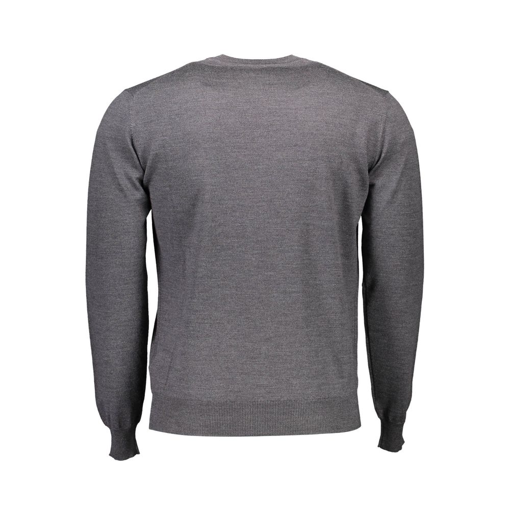 Harmont & Blaine Grigio Wool Men Sweater | Regal Royce
