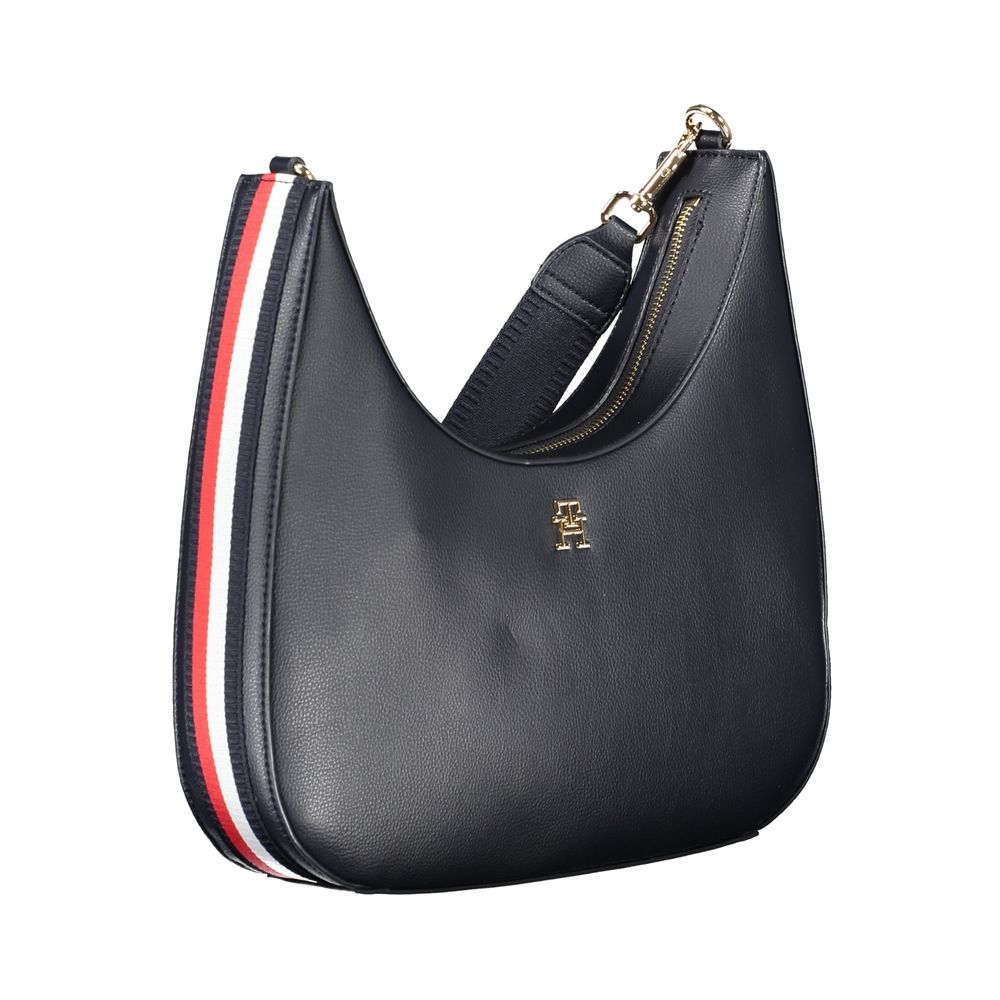 Tommy Hilfiger Blue Polyester Women Shoulder Bag | Regal Royce