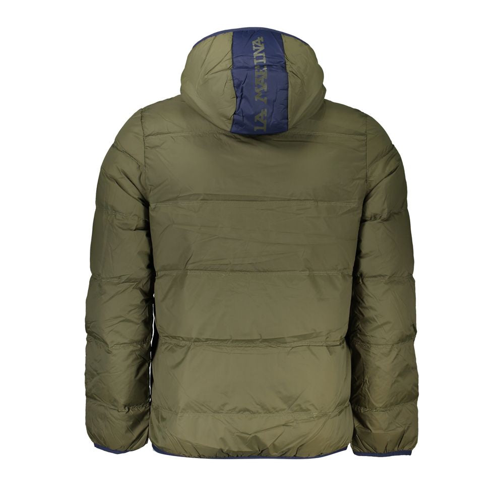 La Martina Verde Poliammide Men Jacket | Regal Royce