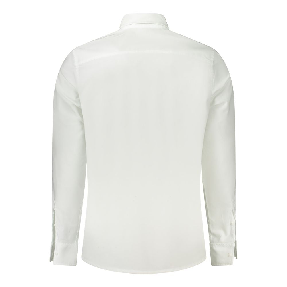 Calvin Klein White Cotton Men Shirt | Regal Royce