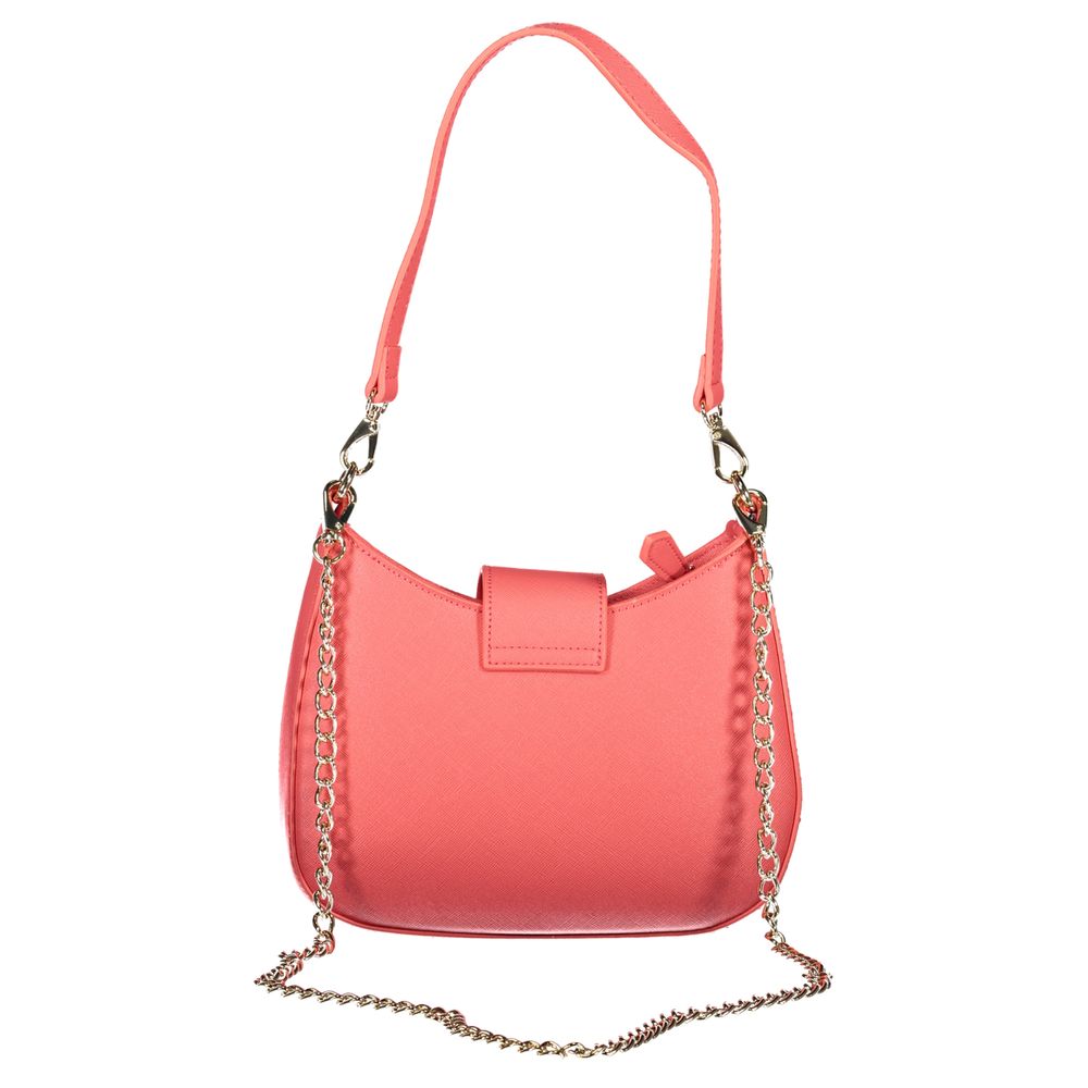 Mario Valentino Rosa Polyurethane Women Handbag | Regal Royce