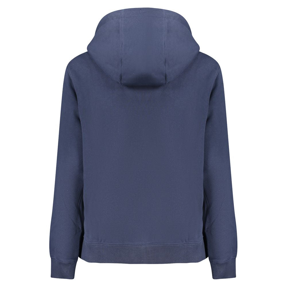Tommy Hilfiger Blue Cotton Women's Hooded Sweatshirt | Regal Royce