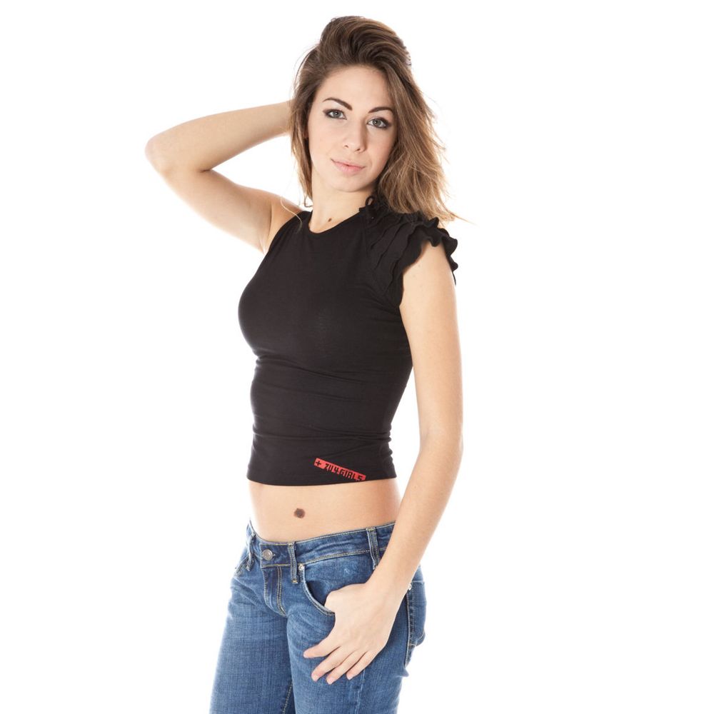 Zuelements Black Lycra Women Top | Regal Royce