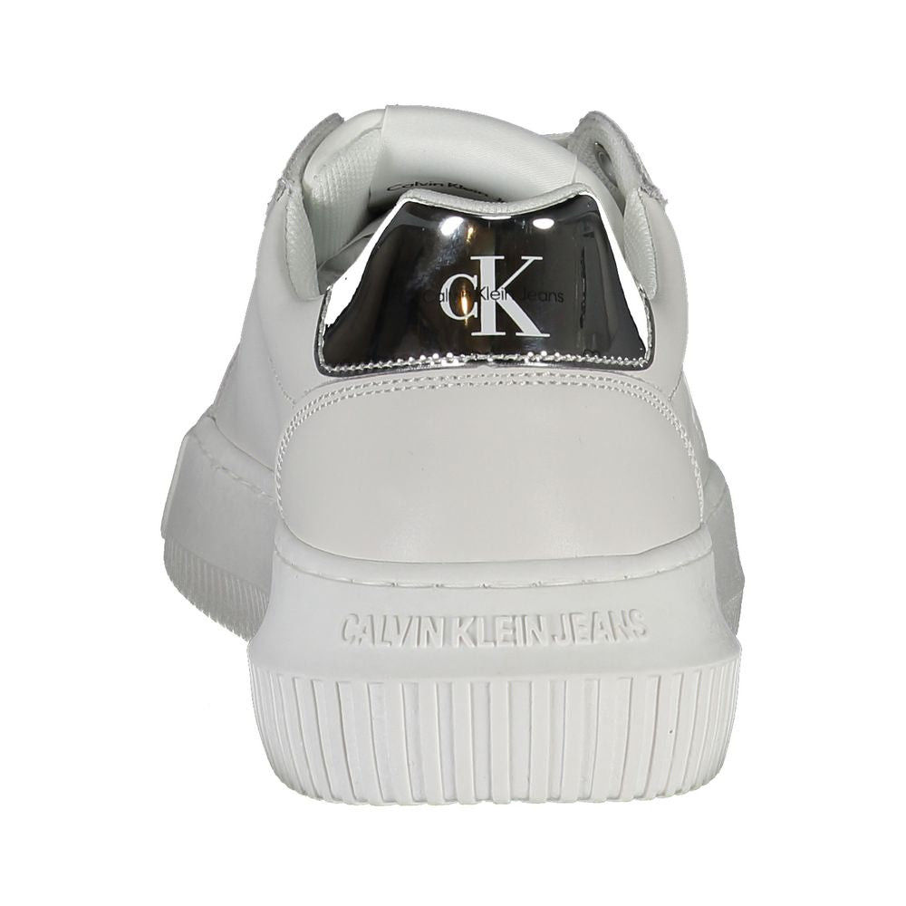 Calvin Klein Bianco Leather Women Sneaker | Regal Royce