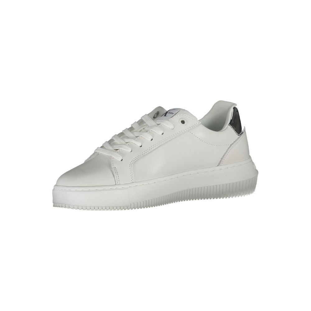 Calvin Klein Bianco Leather Women Sneaker | Regal Royce