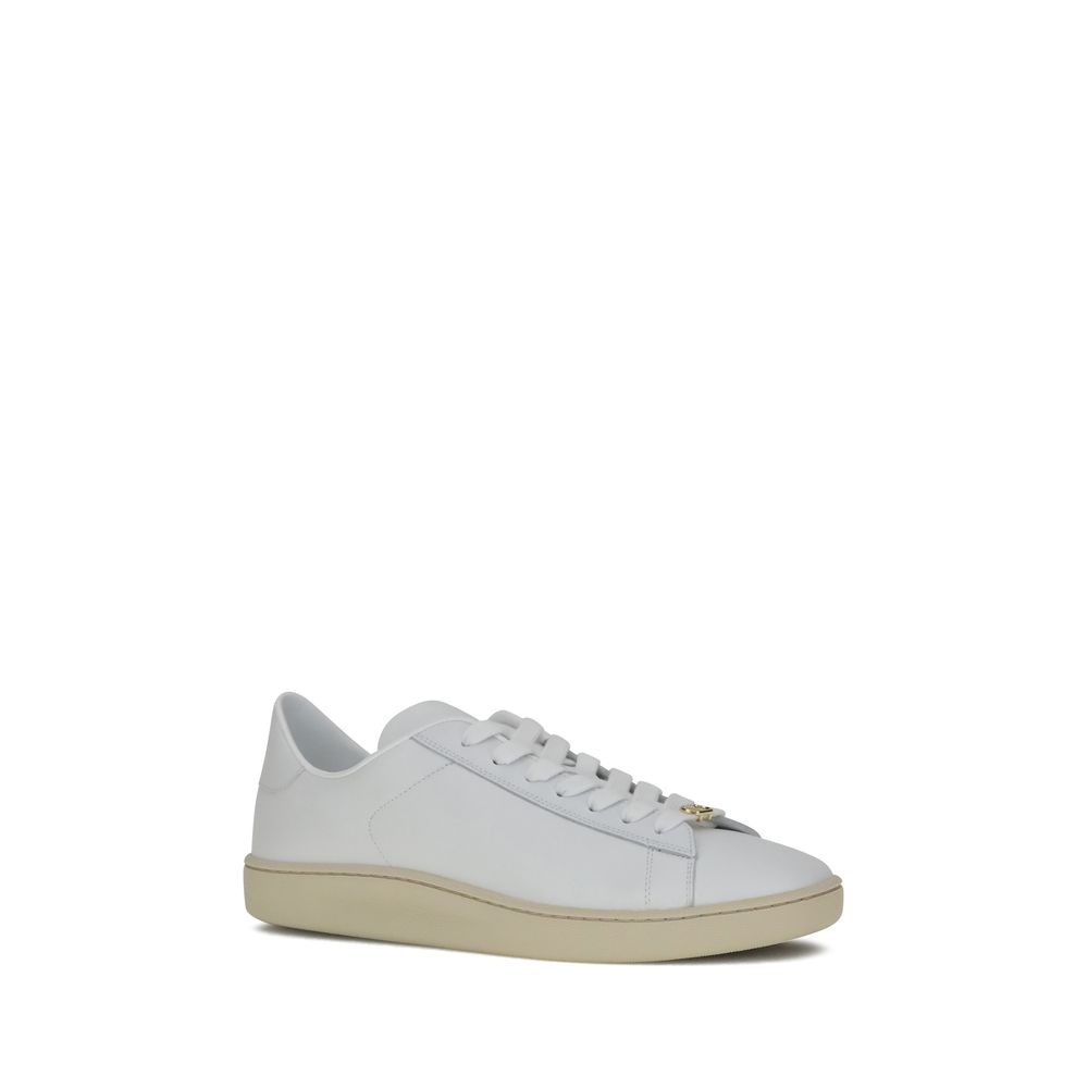 Valentino Garavani White Calf Leather Bos Taurus Low Top Sneakers | Regal Royce