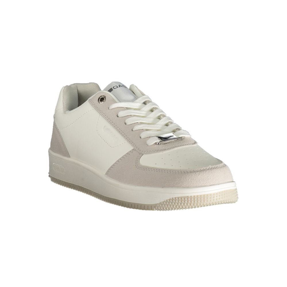 Gas White Polyester Men Sneaker | Regal Royce