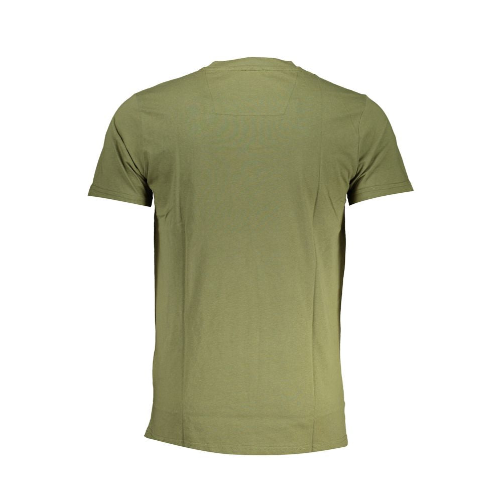 Cavalli Class Verde Cotton Men T-Shirt | Regal Royce