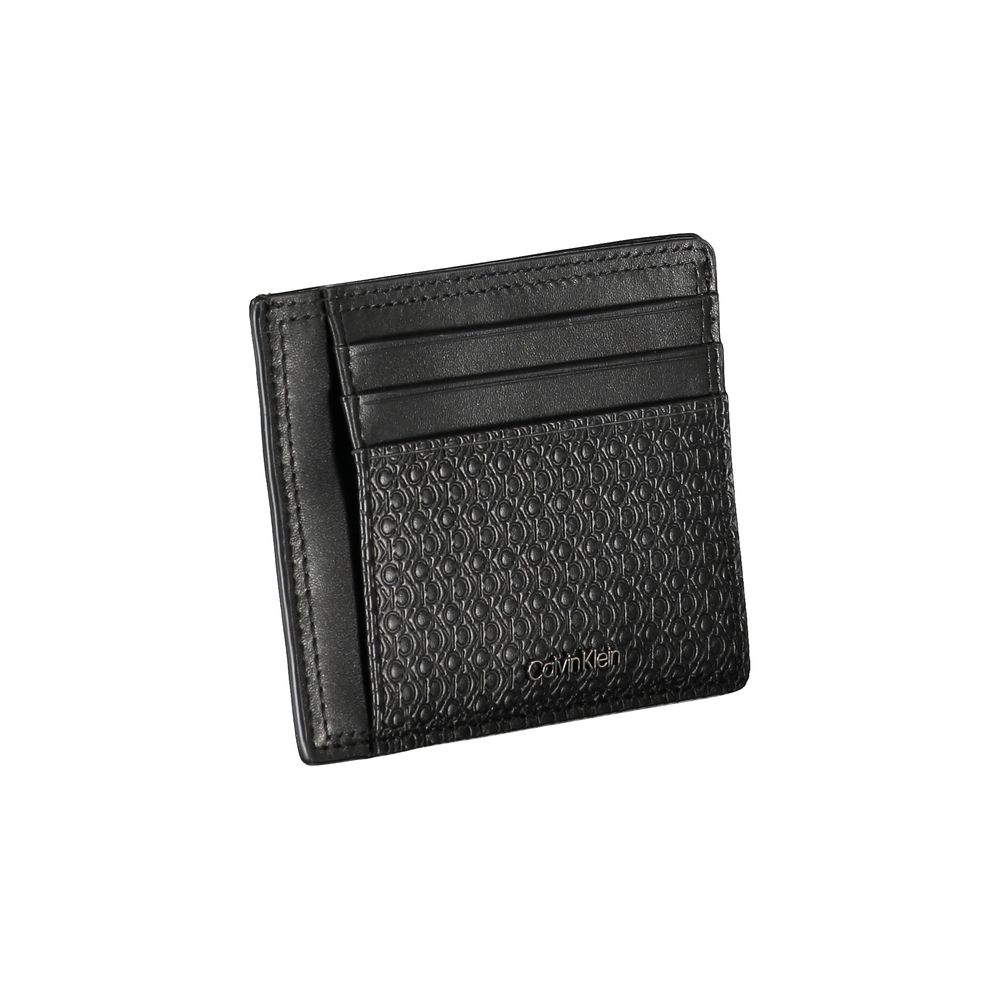 Calvin Klein Sleek Black Leather Coin Purse with Card Holder | Regal Royce