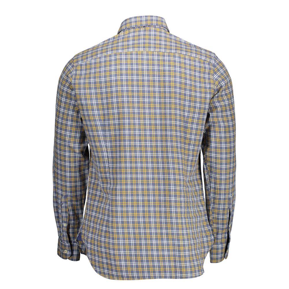 U.S. POLO ASSN. Blu Cotton Men's Shirt | Regal Royce