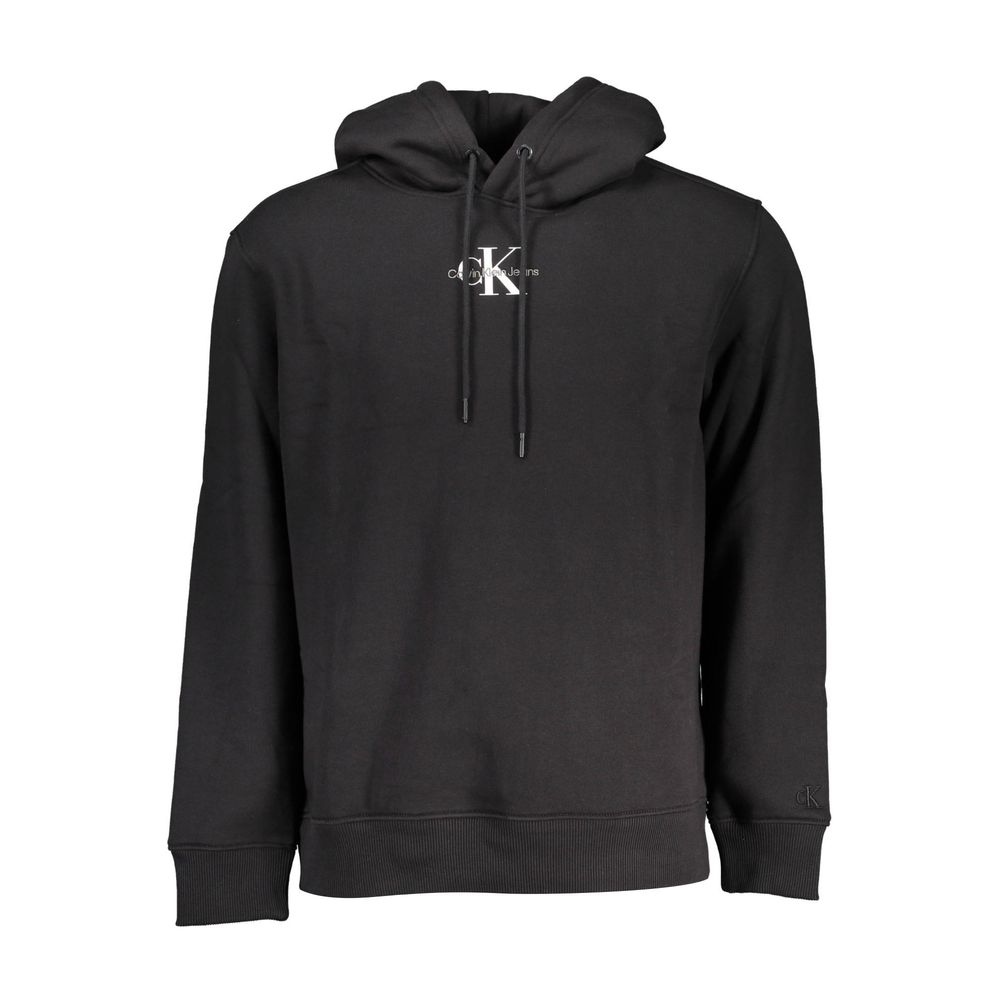 Calvin Klein Black Cotton Men's Sweater Hoodie | Regal Royce