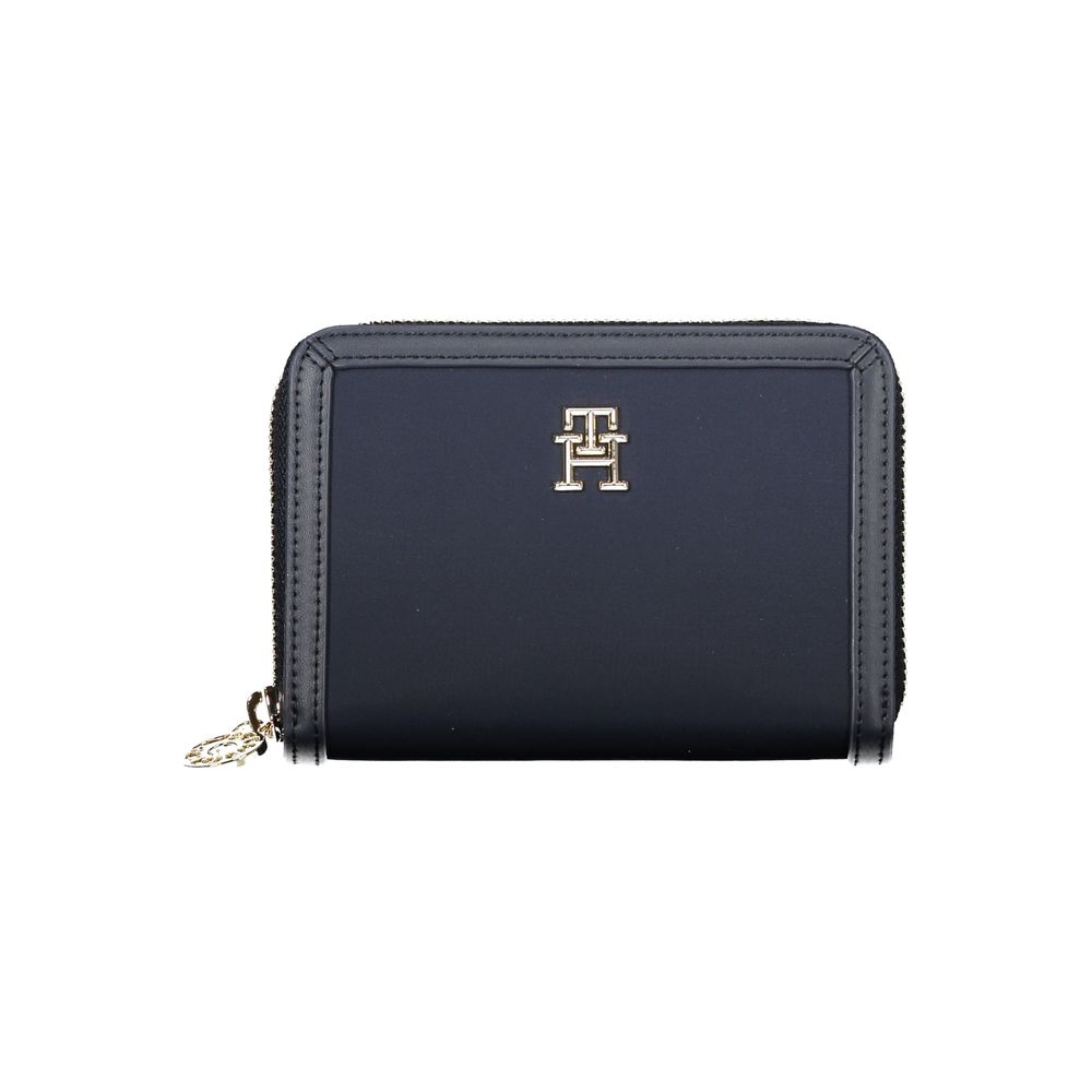 Tommy Hilfiger Blue Polyester Women Wallet | Regal Royce