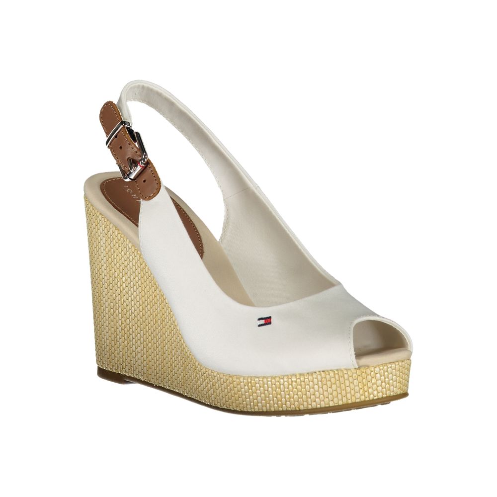 Tommy Hilfiger Bianco Polyester Women Sandal | Regal Royce