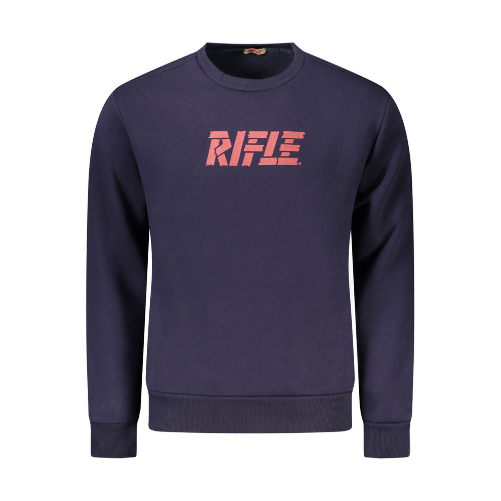 Rifle Blue Cotton Men Sweater | Regal Royce