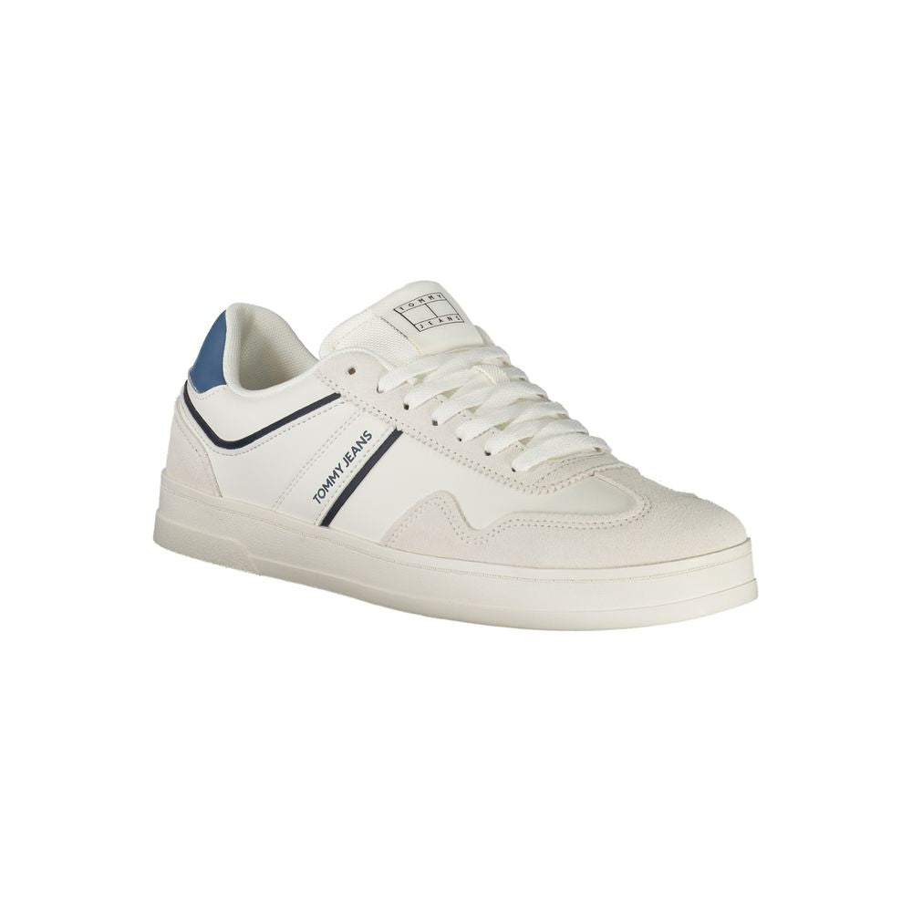 Tommy Hilfiger White Polyurethane Men's Sneaker | Regal Royce
