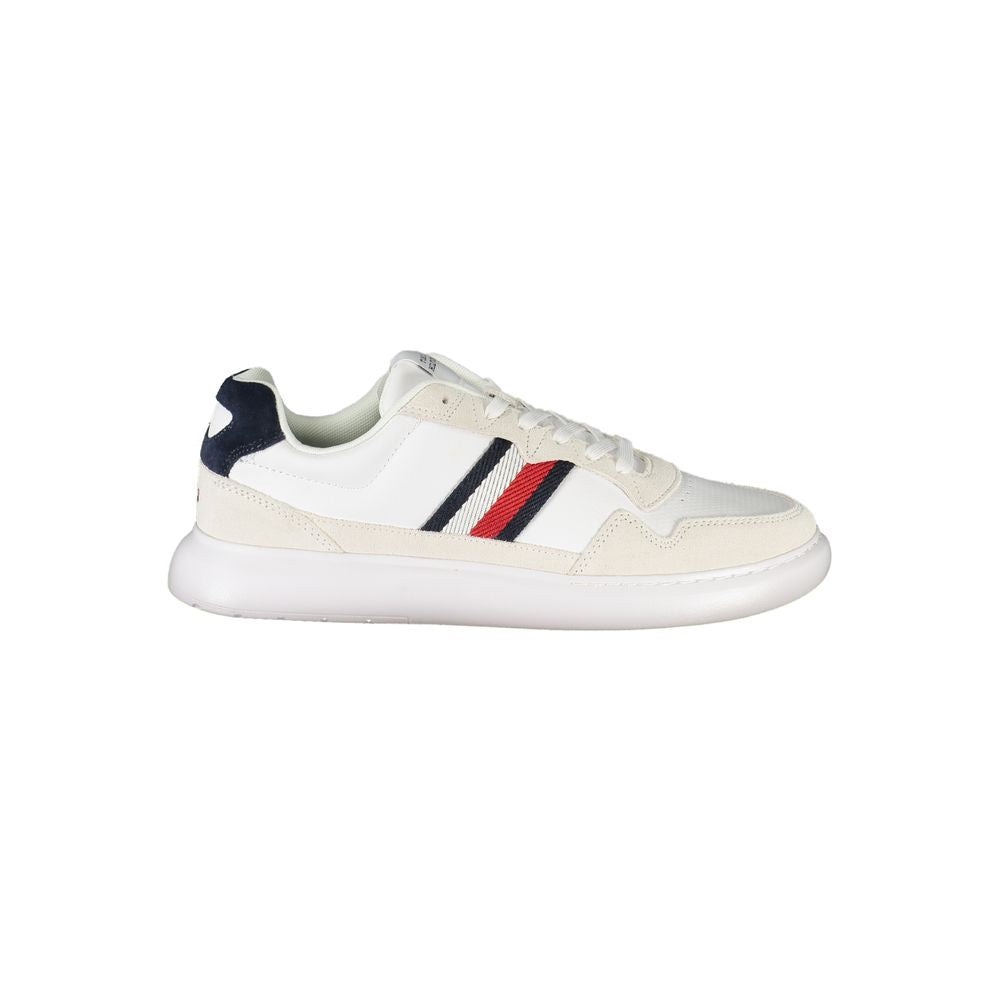 Tommy Hilfiger White Polyurethane Men Sneaker | Regal Royce