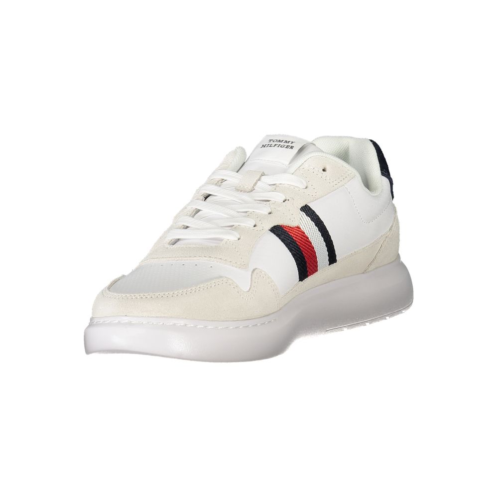 Tommy Hilfiger White Polyurethane Men Sneaker | Regal Royce