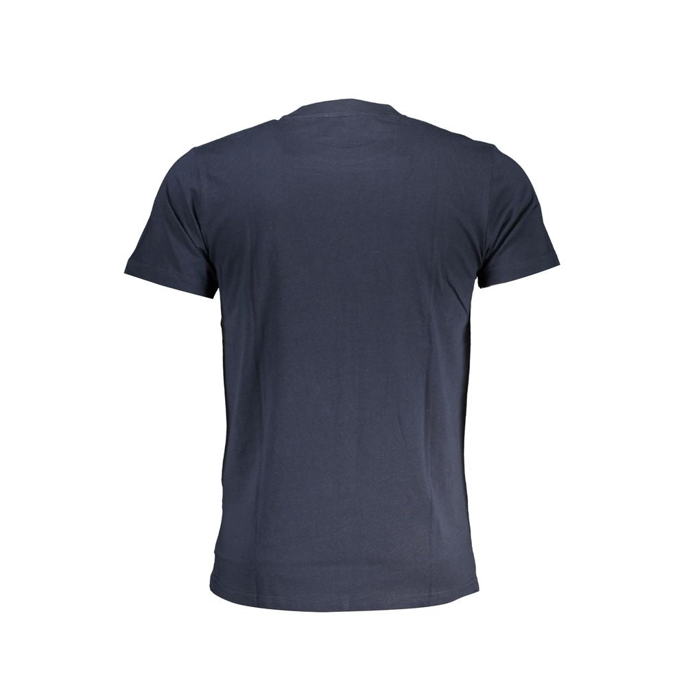 Cavalli Class Blu Cotton Men T-Shirt | Regal Royce