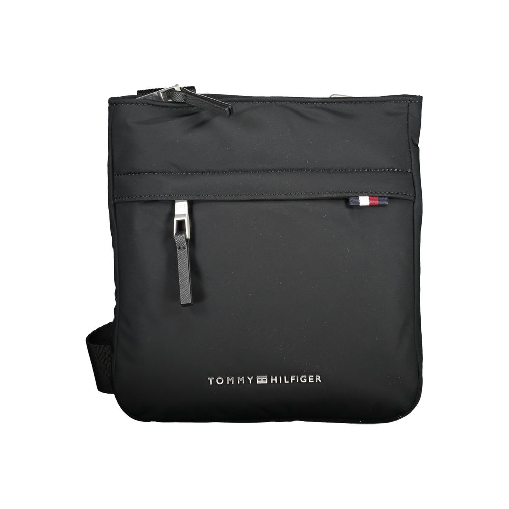 Tommy Hilfiger Black Polyurethane Women Shoulder Bag | Regal Royce