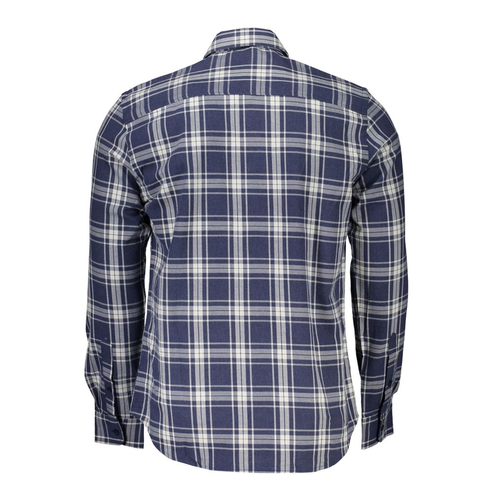 North Sails Blue Cotton Men Shirt | Regal Royce