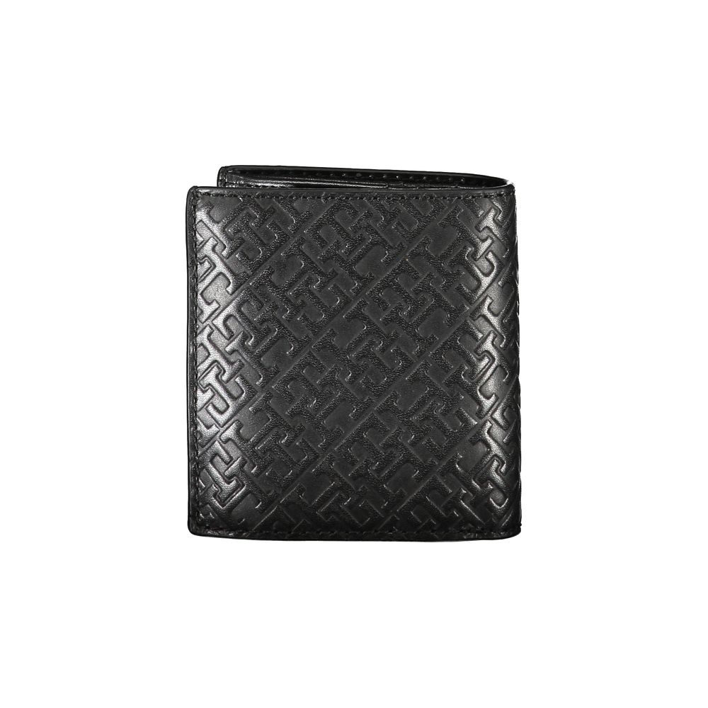Tommy Hilfiger Sleek Black Leather Dual-Compartment Wallet | Regal Royce