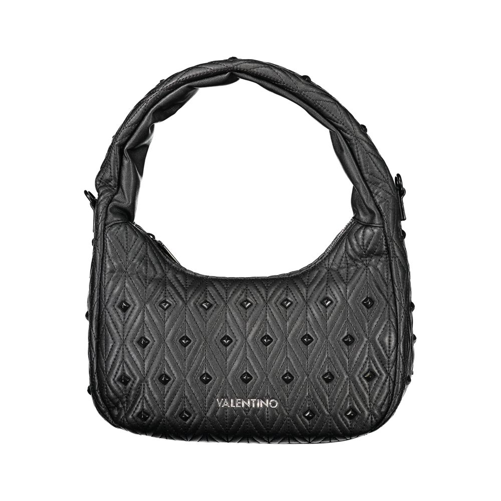 Mario Valentino Black Polyurethane Women's Bag | Regal Royce