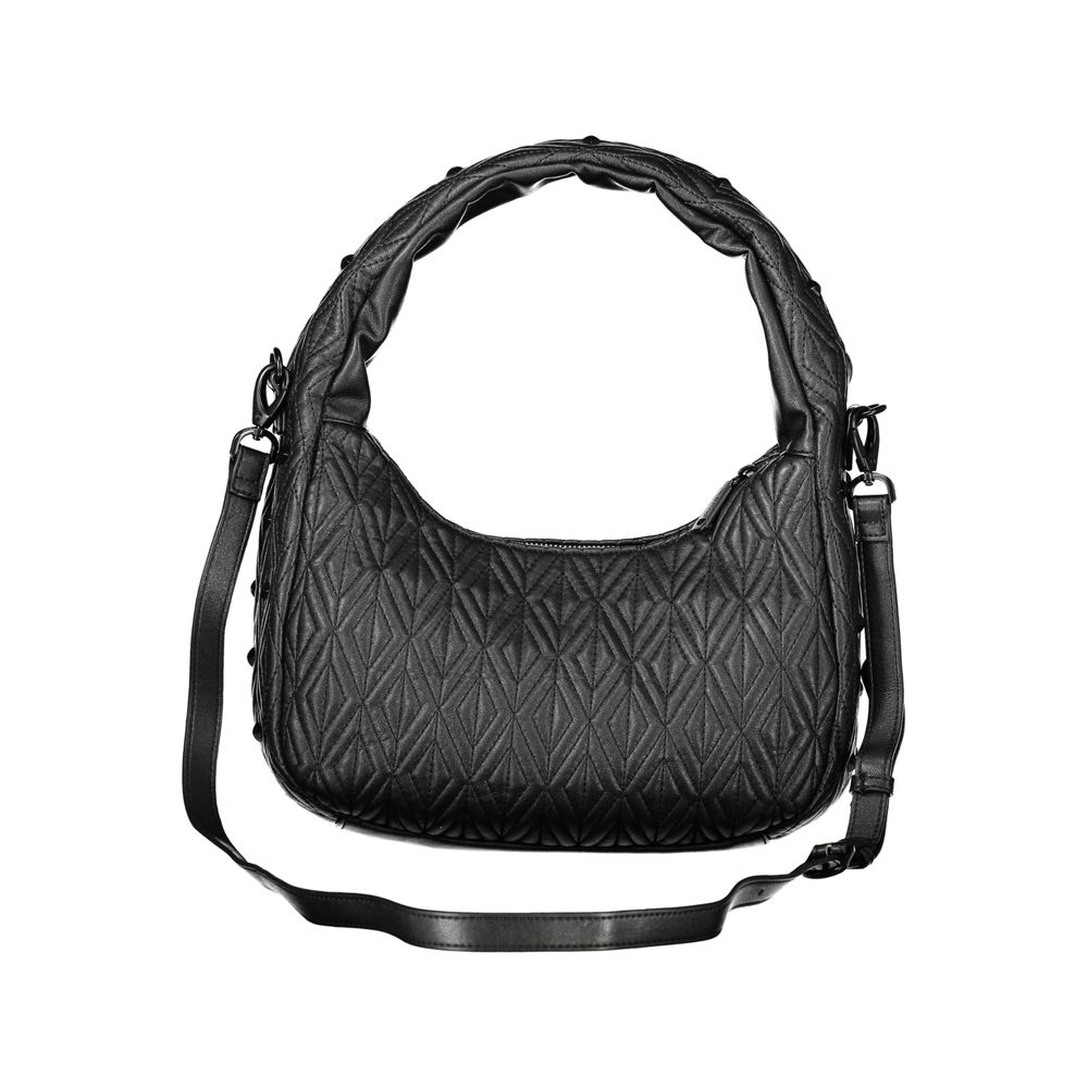Mario Valentino Black Polyurethane Women's Bag | Regal Royce